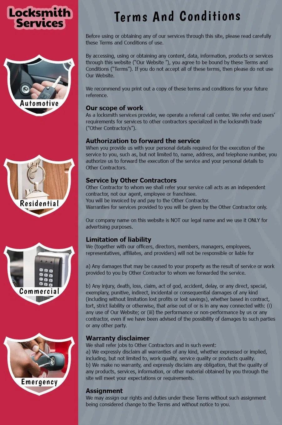 Columbus Locksmith Store Columbus, OH 614-360-9349 - TermsAndCondition-14