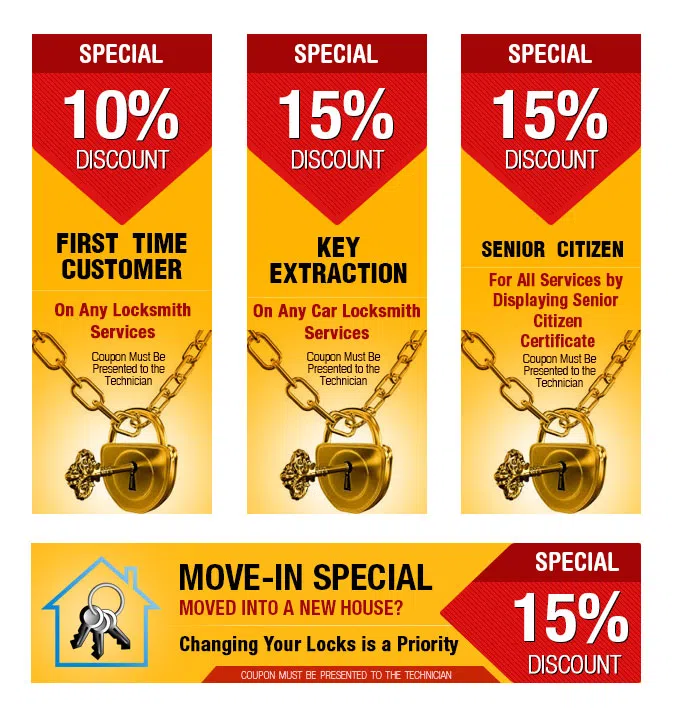 Columbus Locksmith Store Columbus, OH 614-360-9349 - coupon-1-set-four